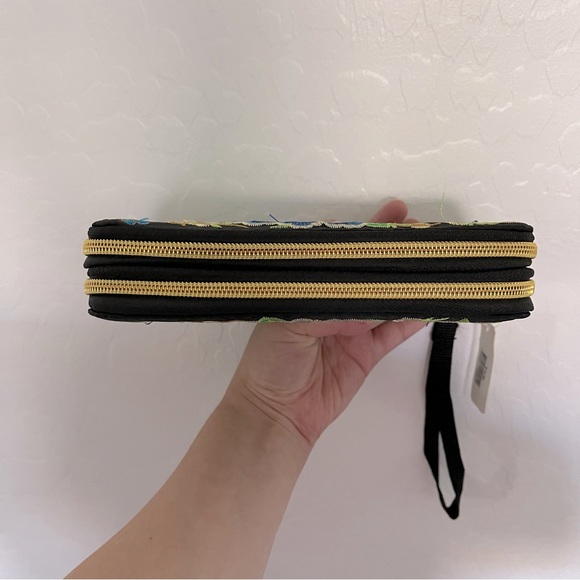 🌸 Brand New - Authentic Embroidered Wallet from Mexico, Floral Design - Picture 4 of 7